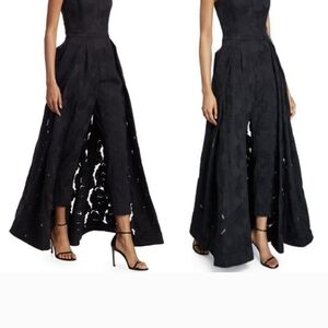 Halston Heritage Black Strapless Dress